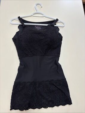 ShapEZ Women's Black Lace Shaping Camisole